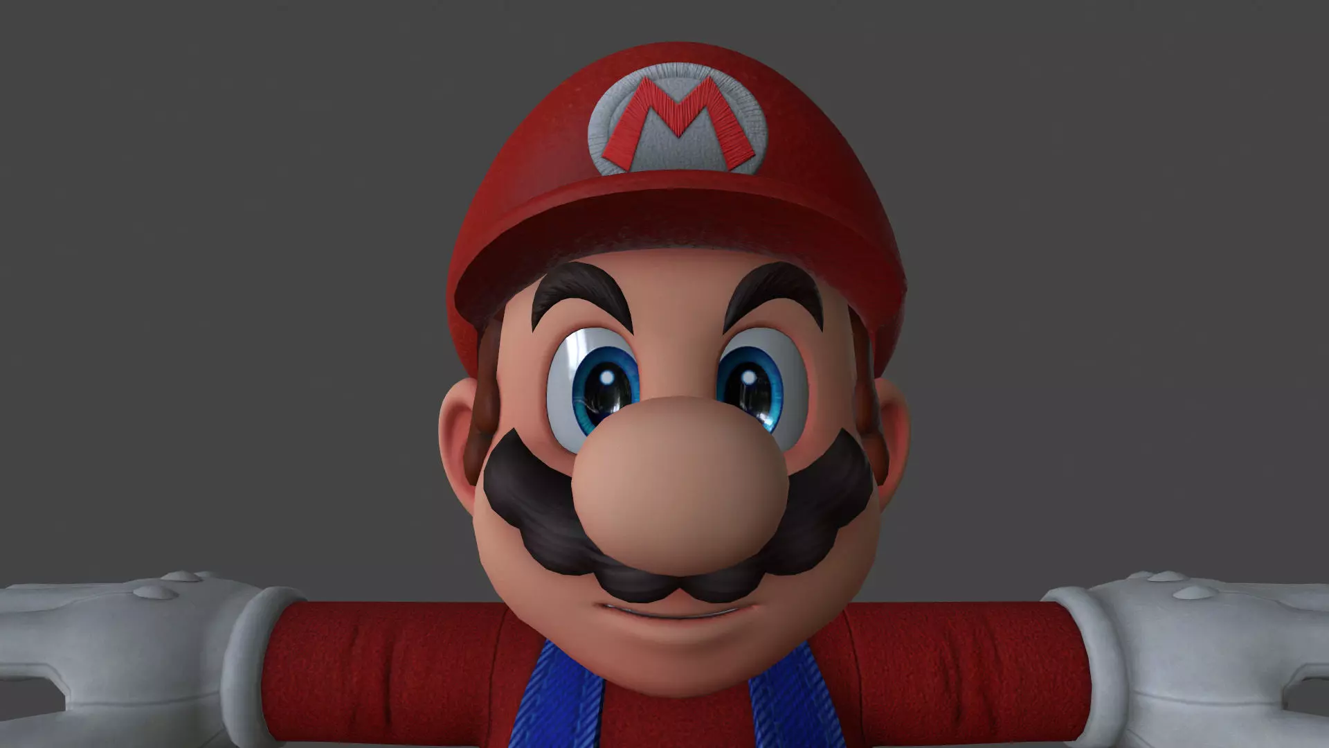 BROS-001 Mario Low-poly 3D model_0