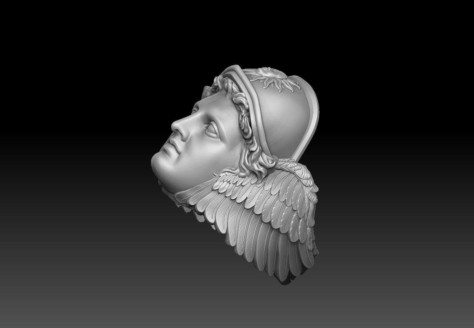 hermes ring 3d model 3D print model_7