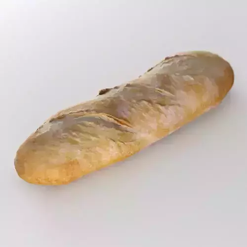French Baguette 100 3D model