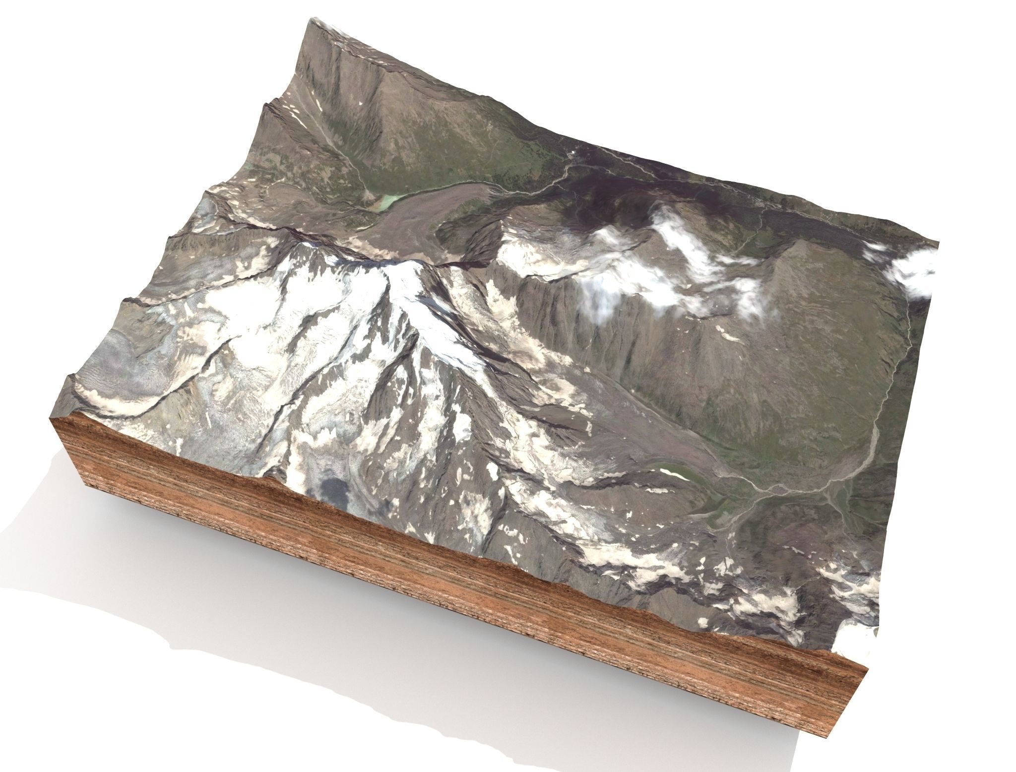 Mountain landscape 3D model_6