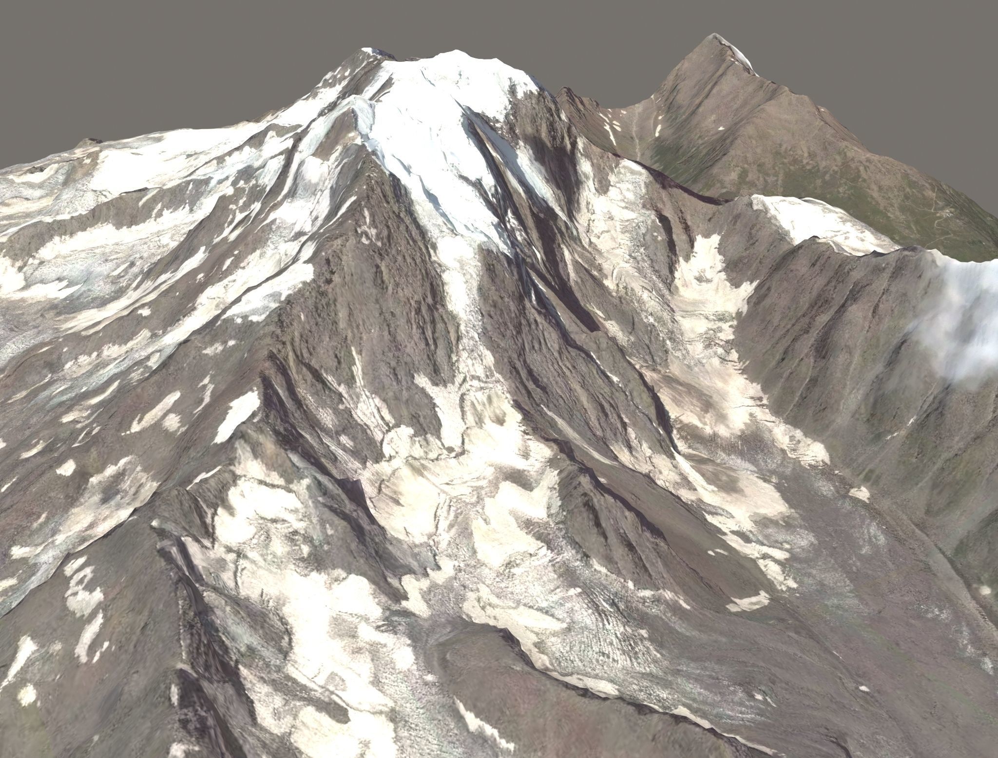 Mountain landscape 3D model_10