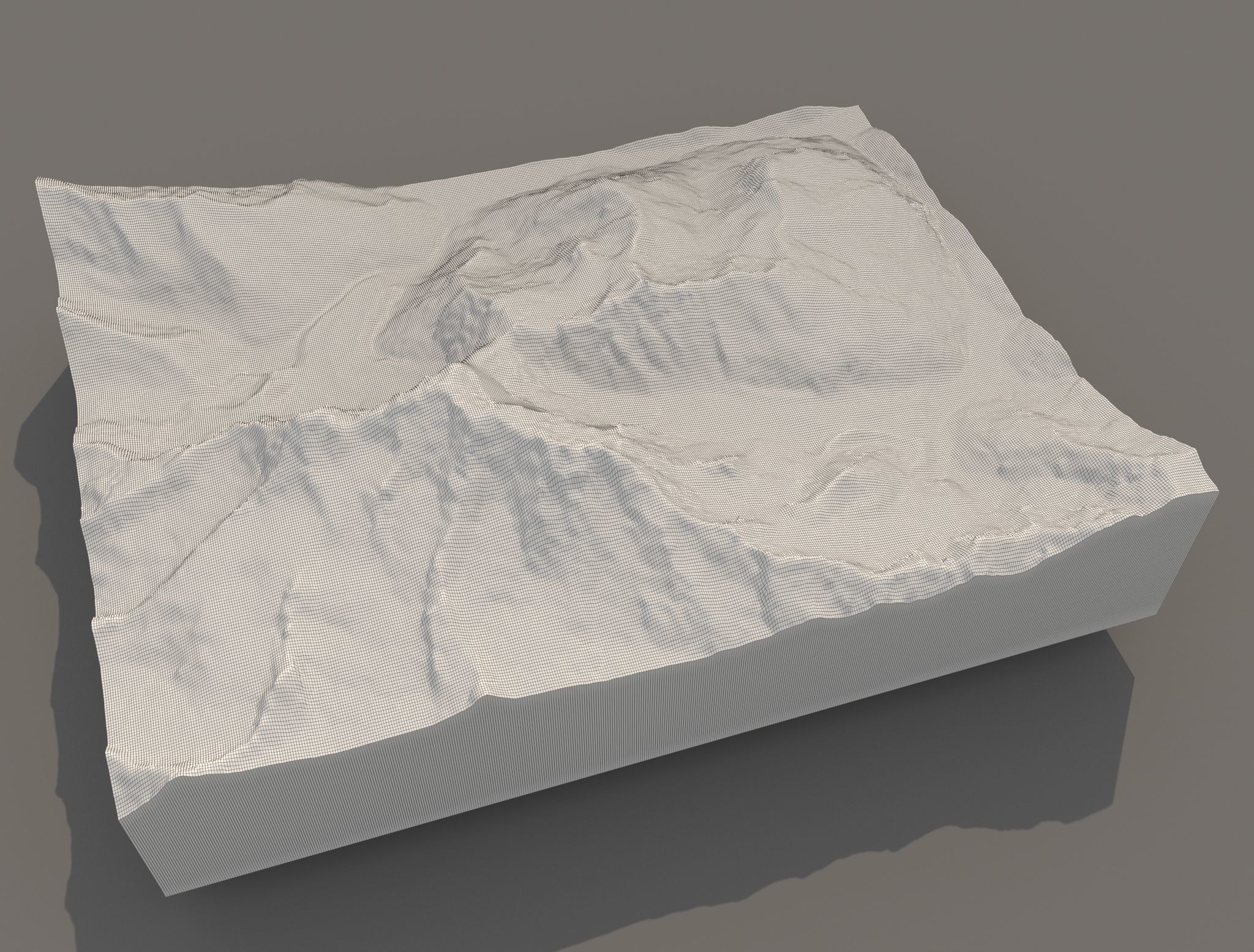 Mountain landscape 3D model_11