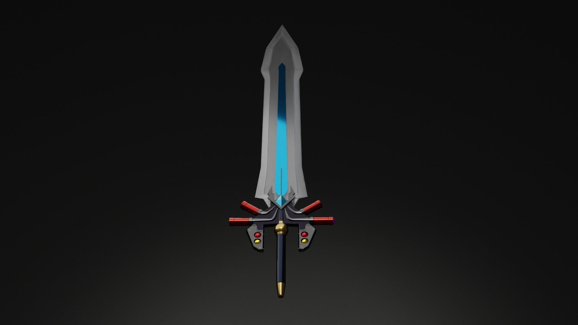 Cloud Ultima Weapon Dissidia Version 3D model_7