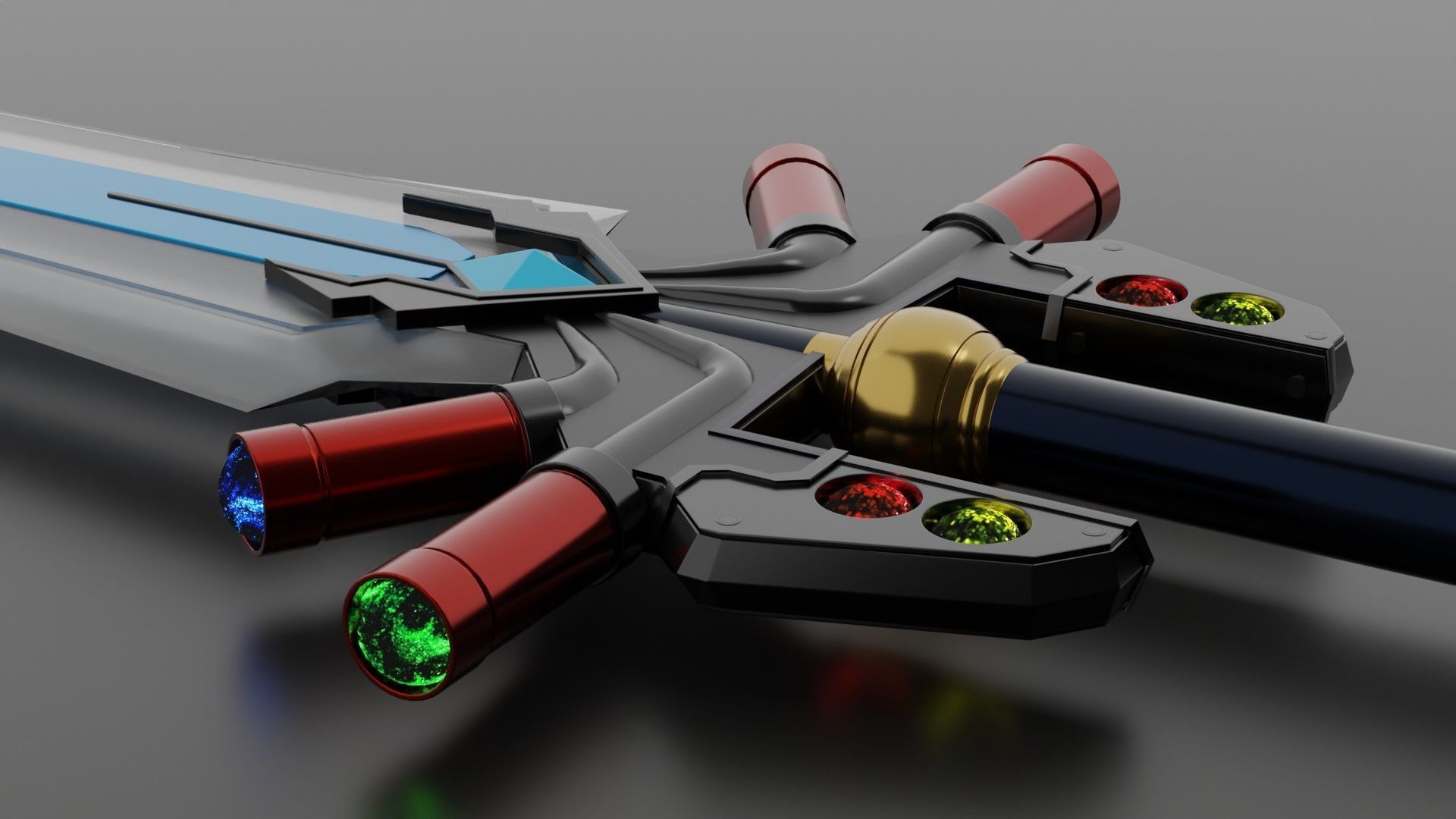 Cloud Ultima Weapon Dissidia Version 3D model_2