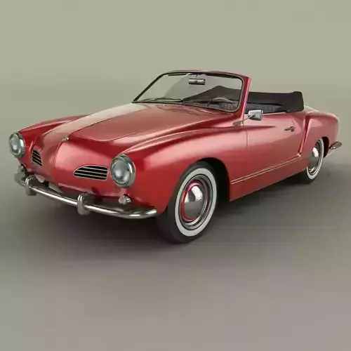Karmann-Ghia Type 14 Cabriolet 3D model