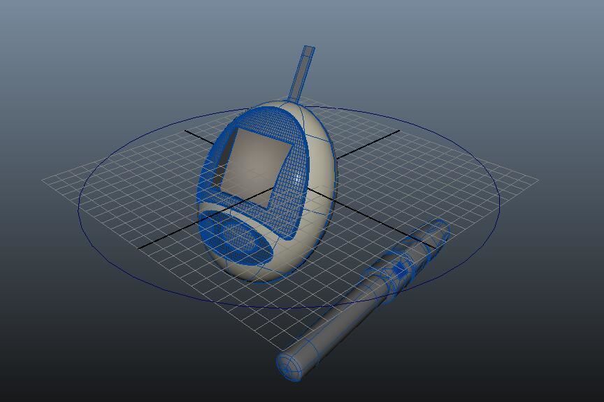 Blood glucose meter 3D model_1