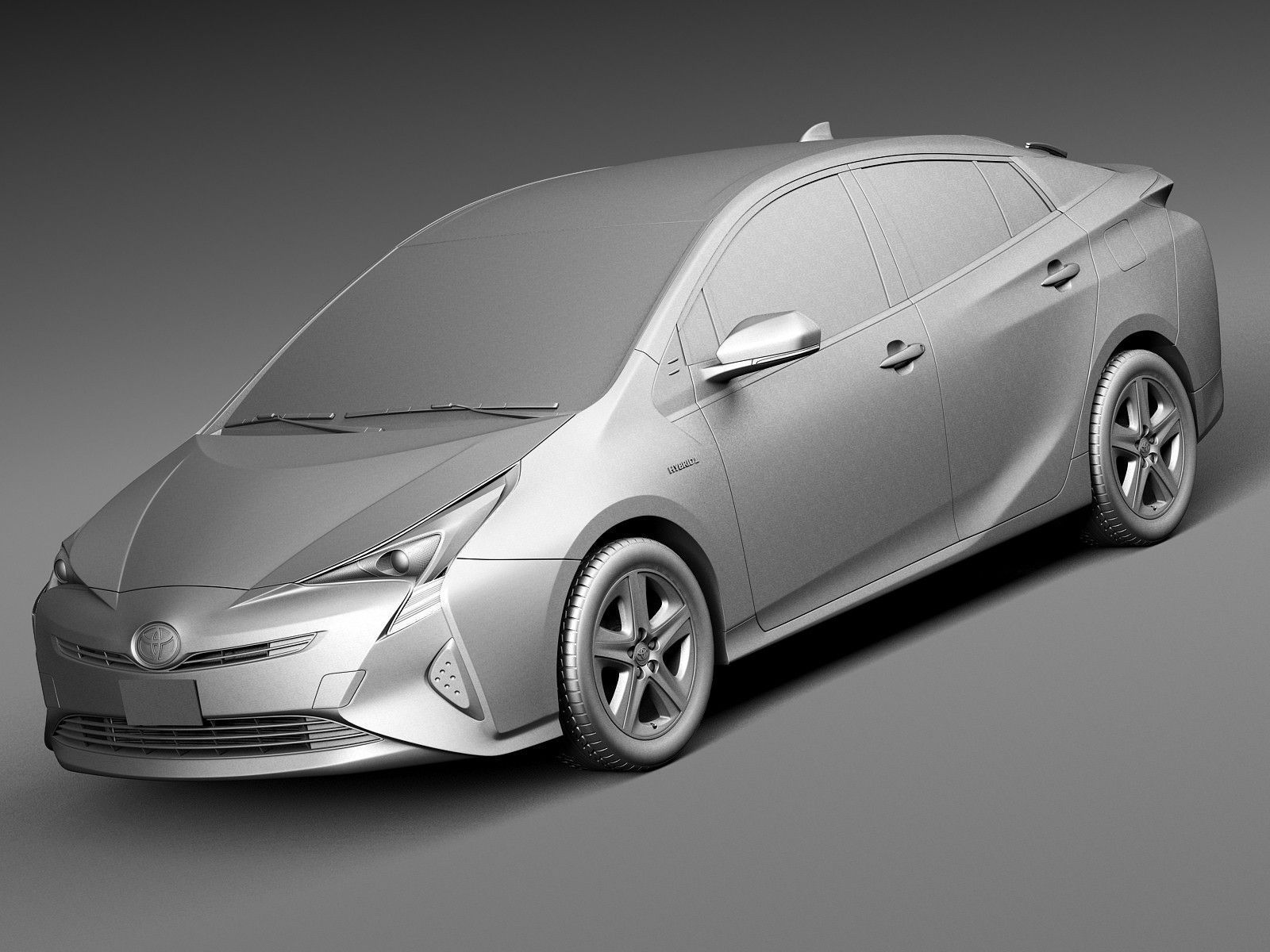 Toyota Prius 2016 3D model_8