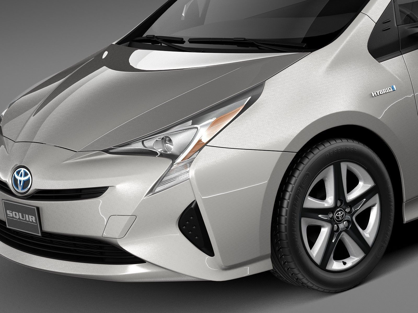 Toyota Prius 2016 3D model_2