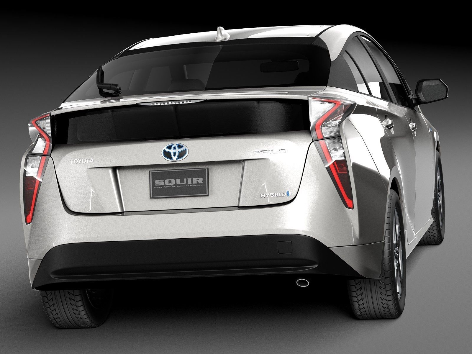 Toyota Prius 2016 3D model_4