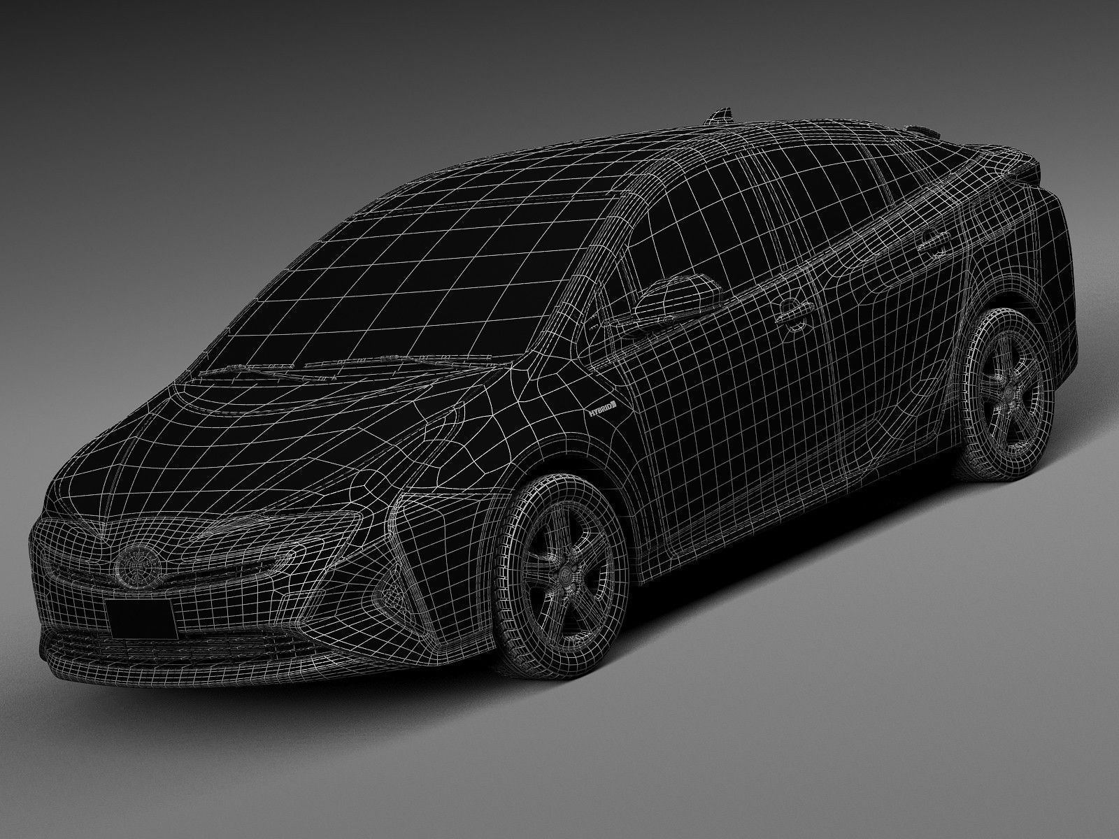 Toyota Prius 2016 3D model_14