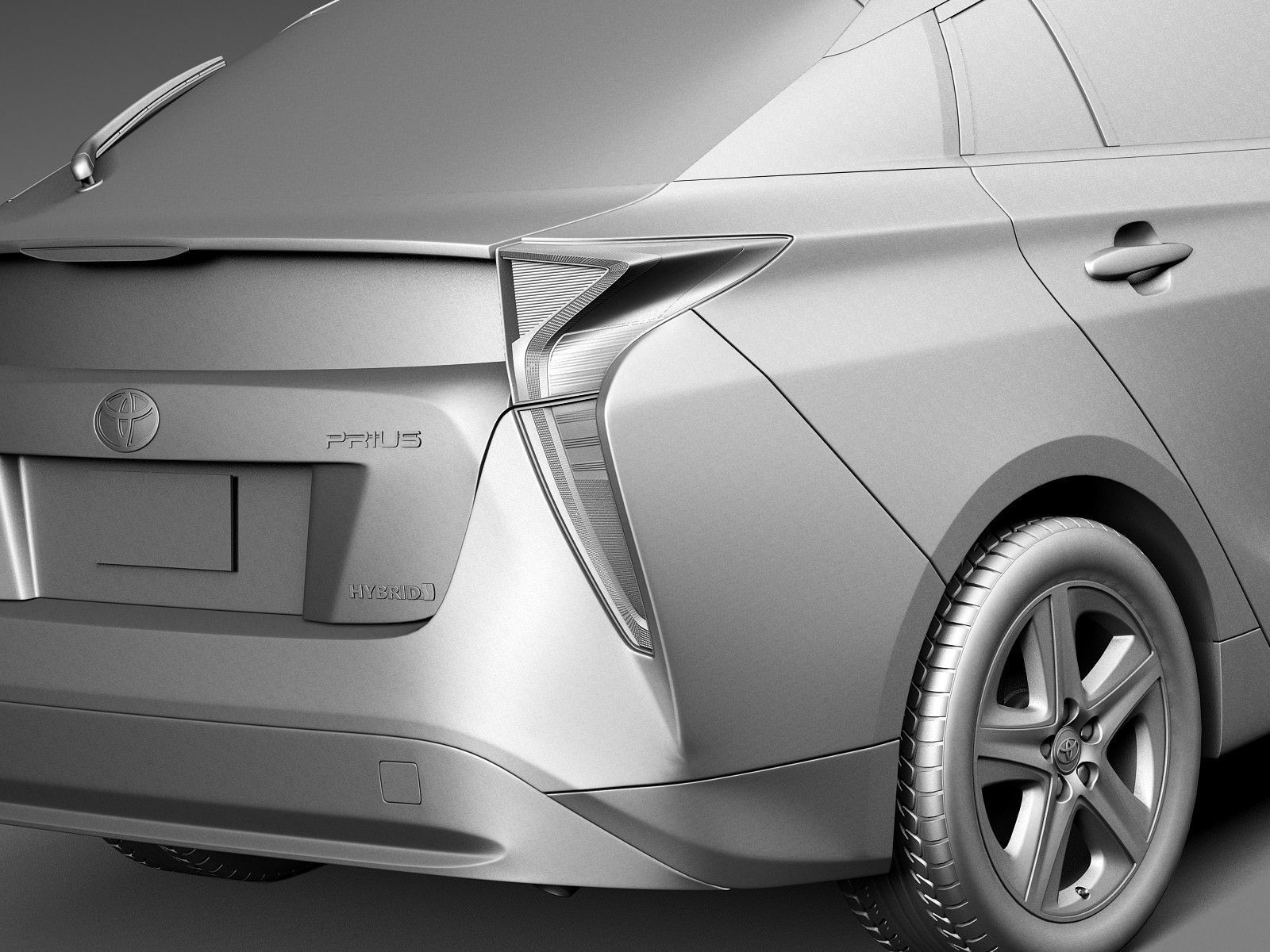 Toyota Prius 2016 3D model_11
