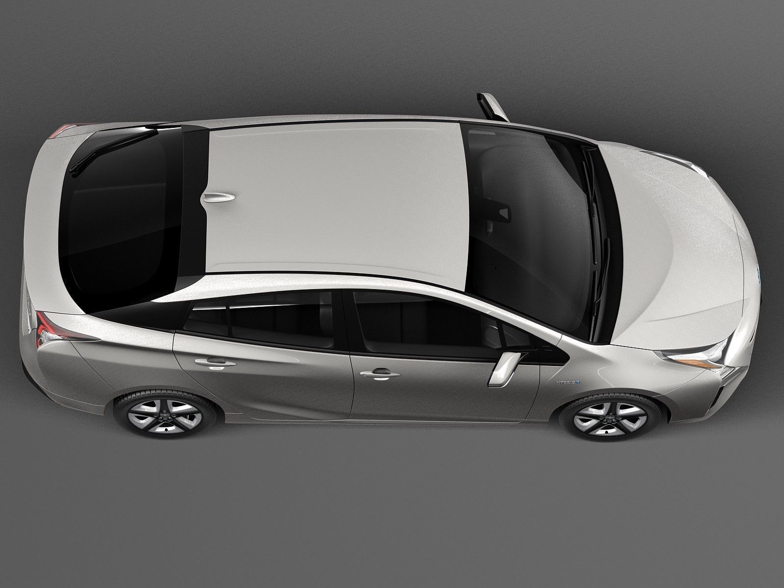 Toyota Prius 2016 3D model_7