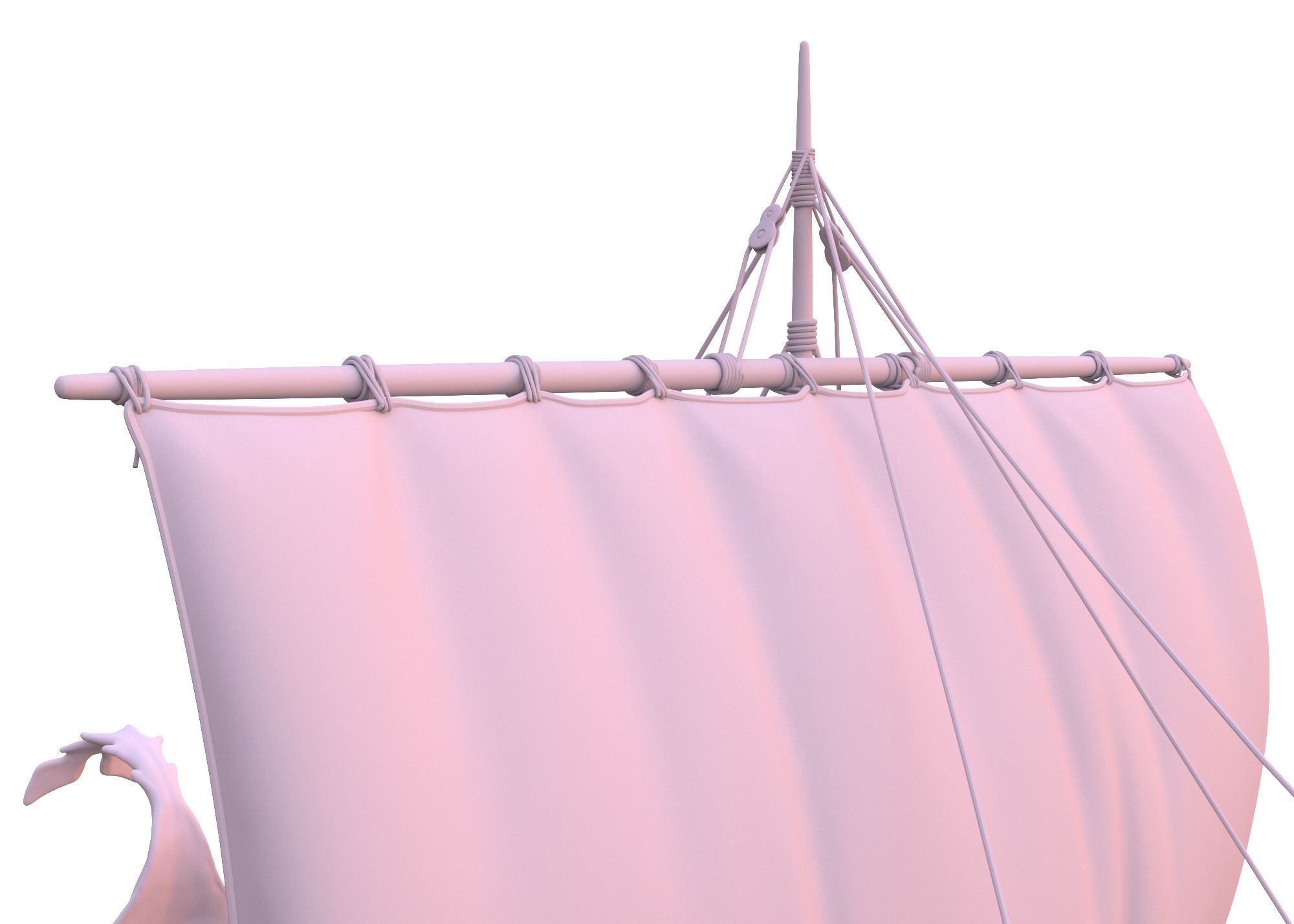 Drakkar Viking Ship 3D model_10