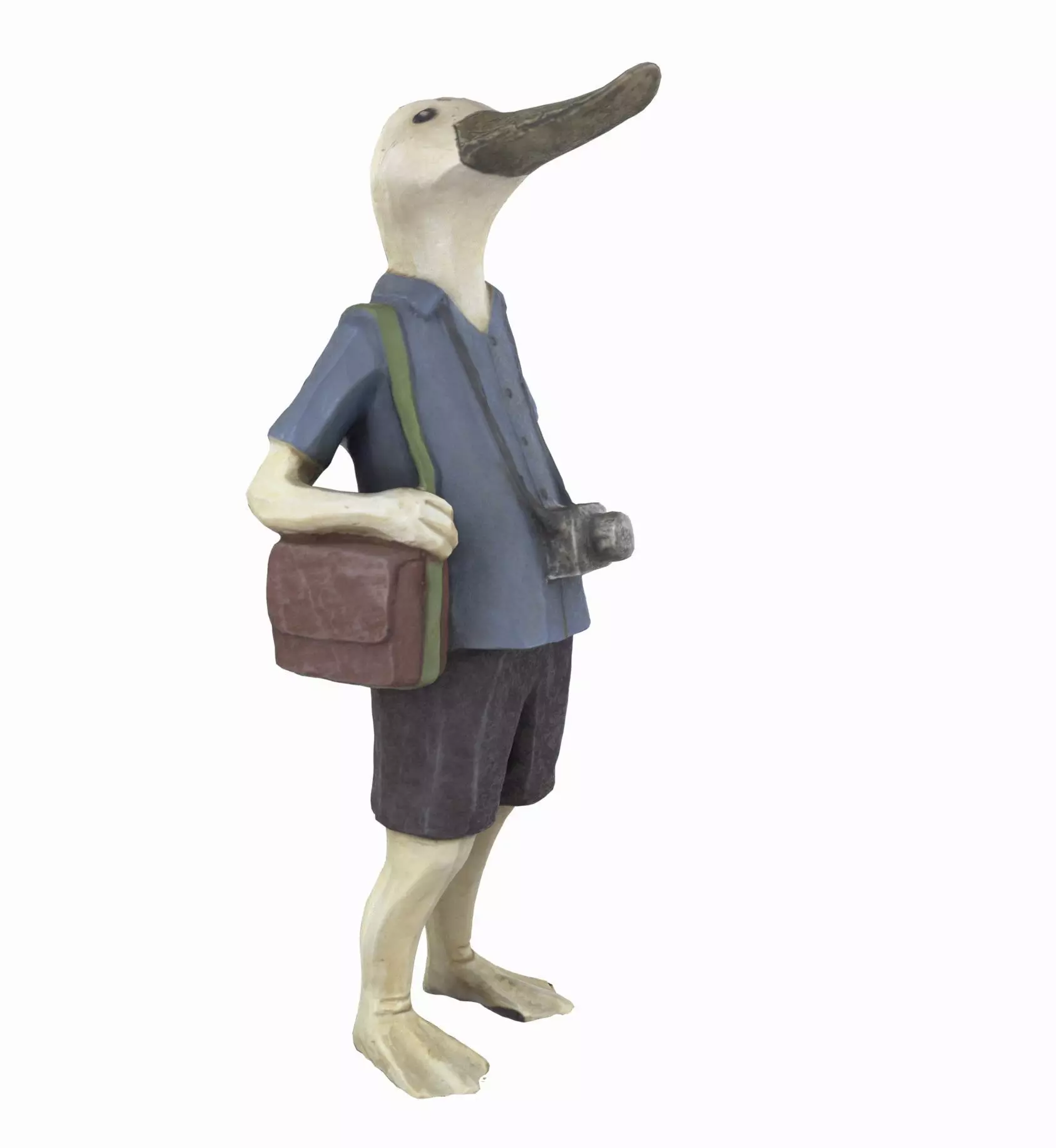 Duck photographer 3D model_0