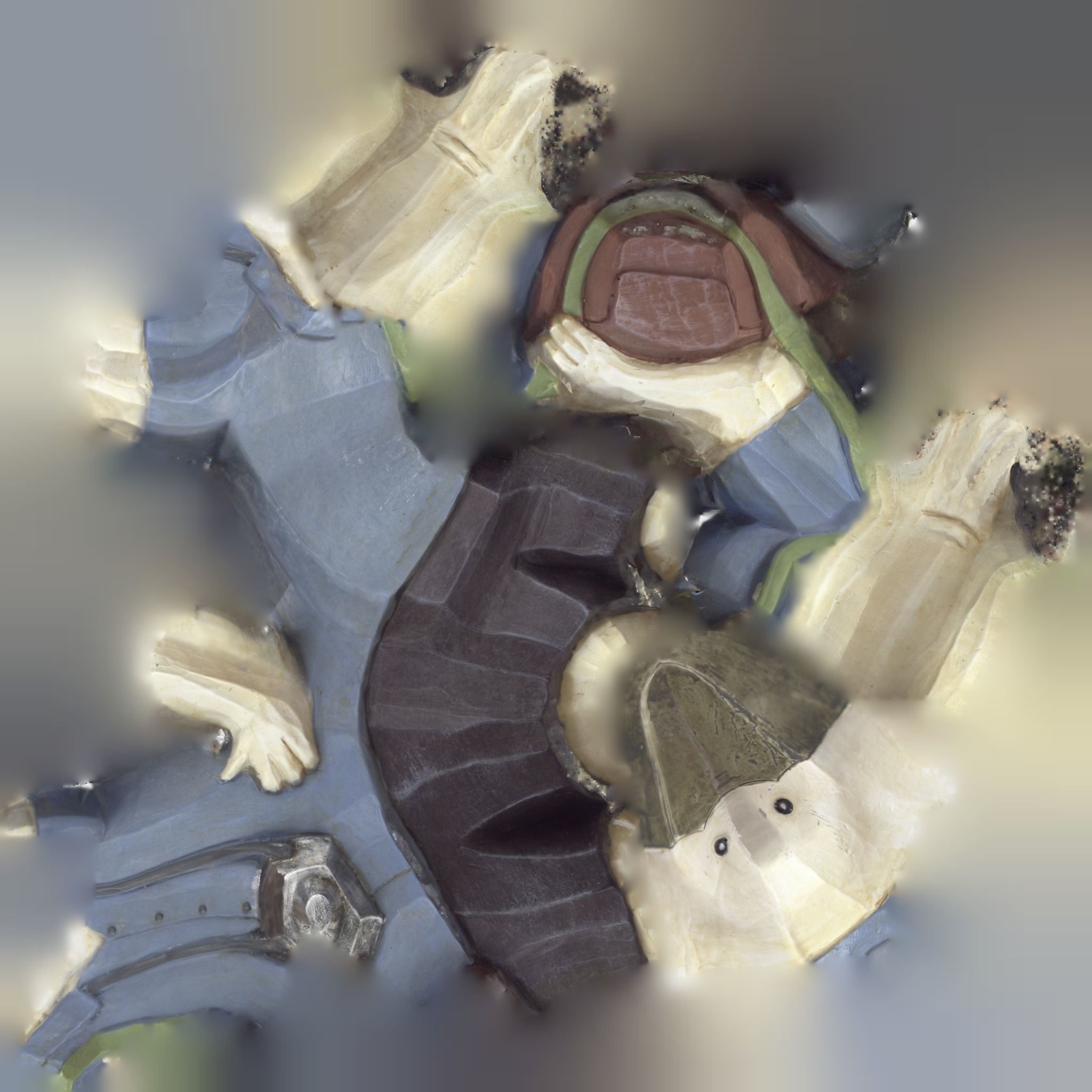 Duck photographer 3D model_9