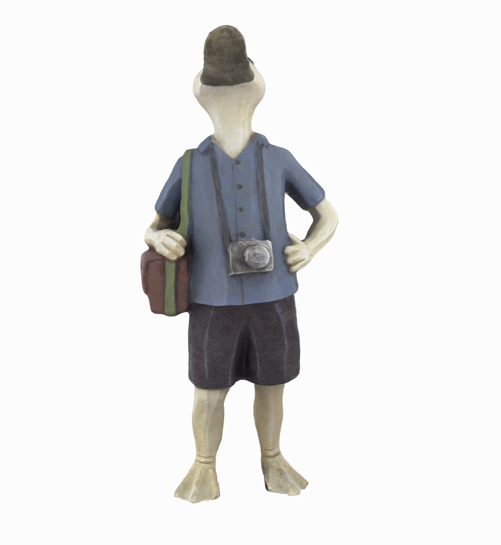 Duck photographer 3D model_4