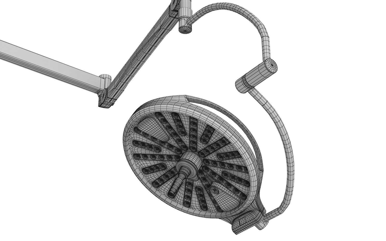 Drager Polaris 600 Surgical Lights 3D Model 3D model_14