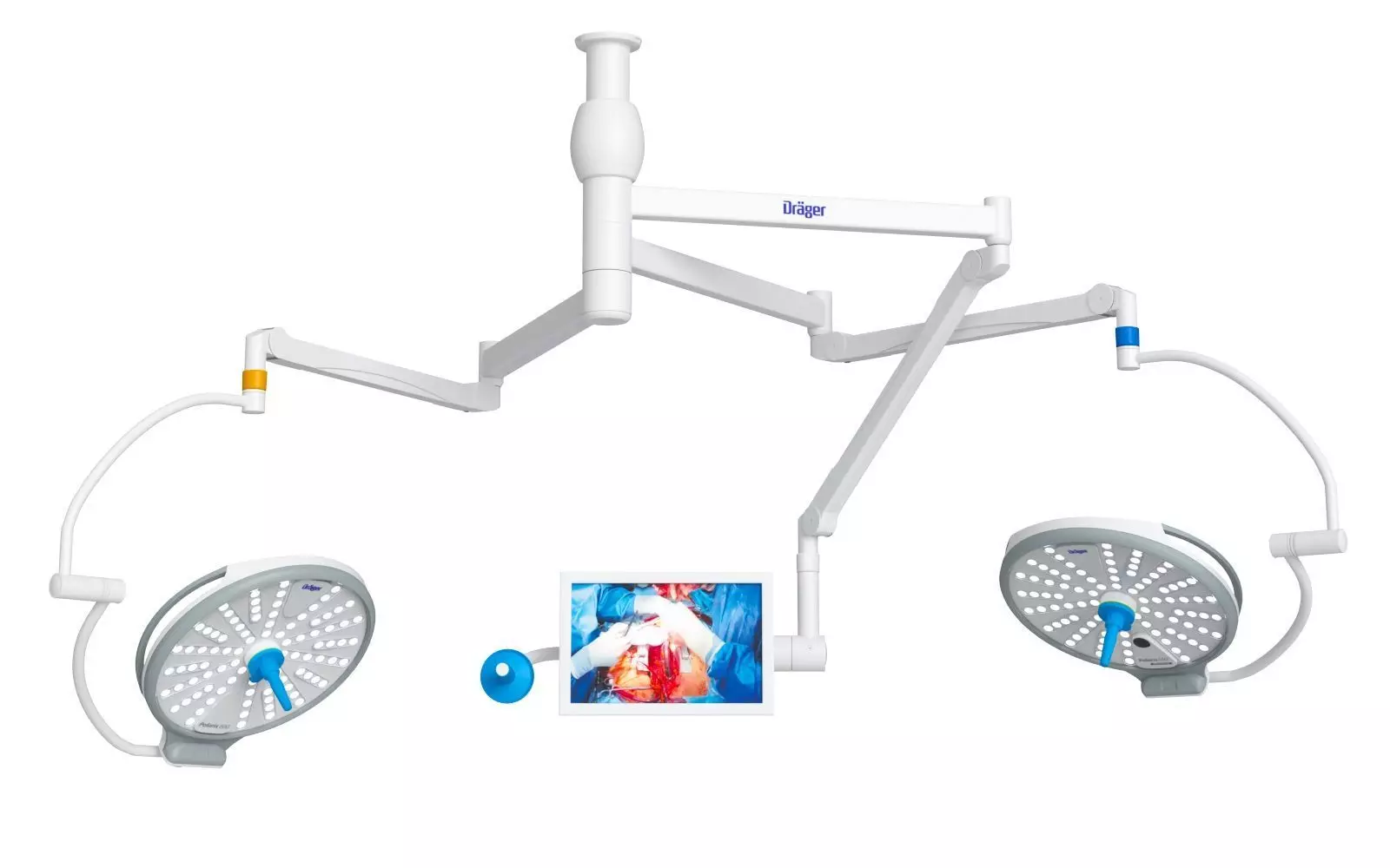 Drager Polaris 600 Surgical Lights 3D Model 3D model_0