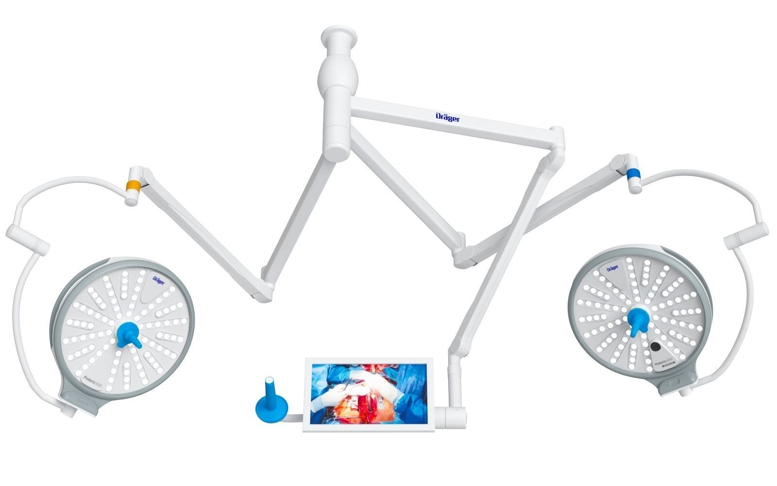 Drager Polaris 600 Surgical Lights 3D Model 3D model_2