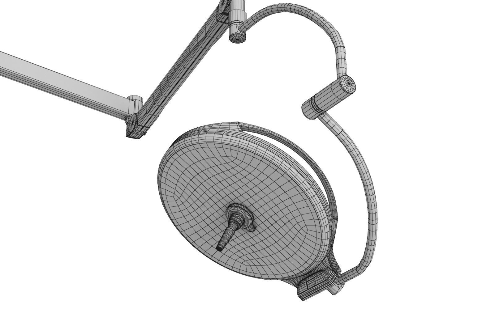 Drager Polaris 600 Surgical Lights 3D Model 3D model_13