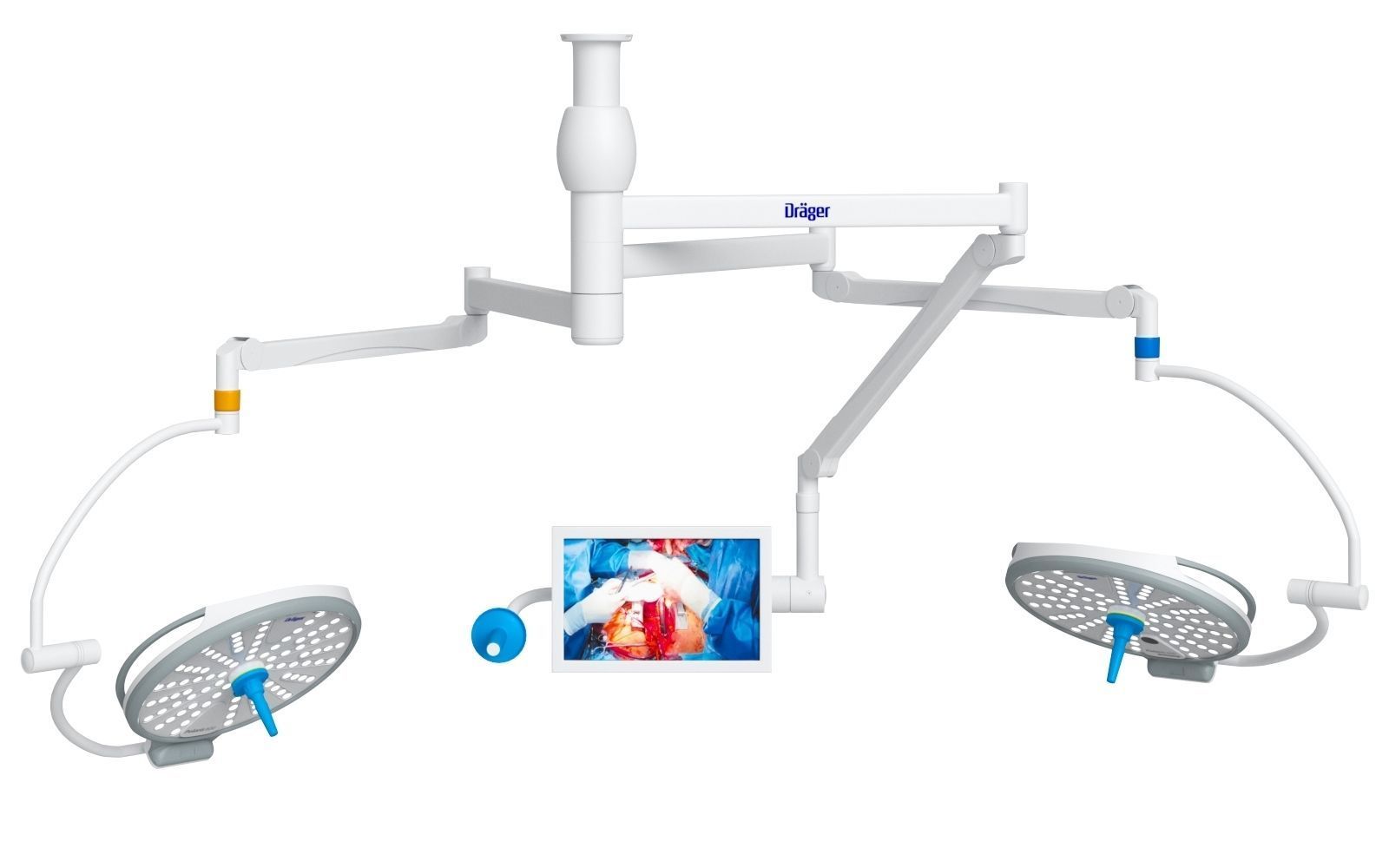 Drager Polaris 600 Surgical Lights 3D Model 3D model_7