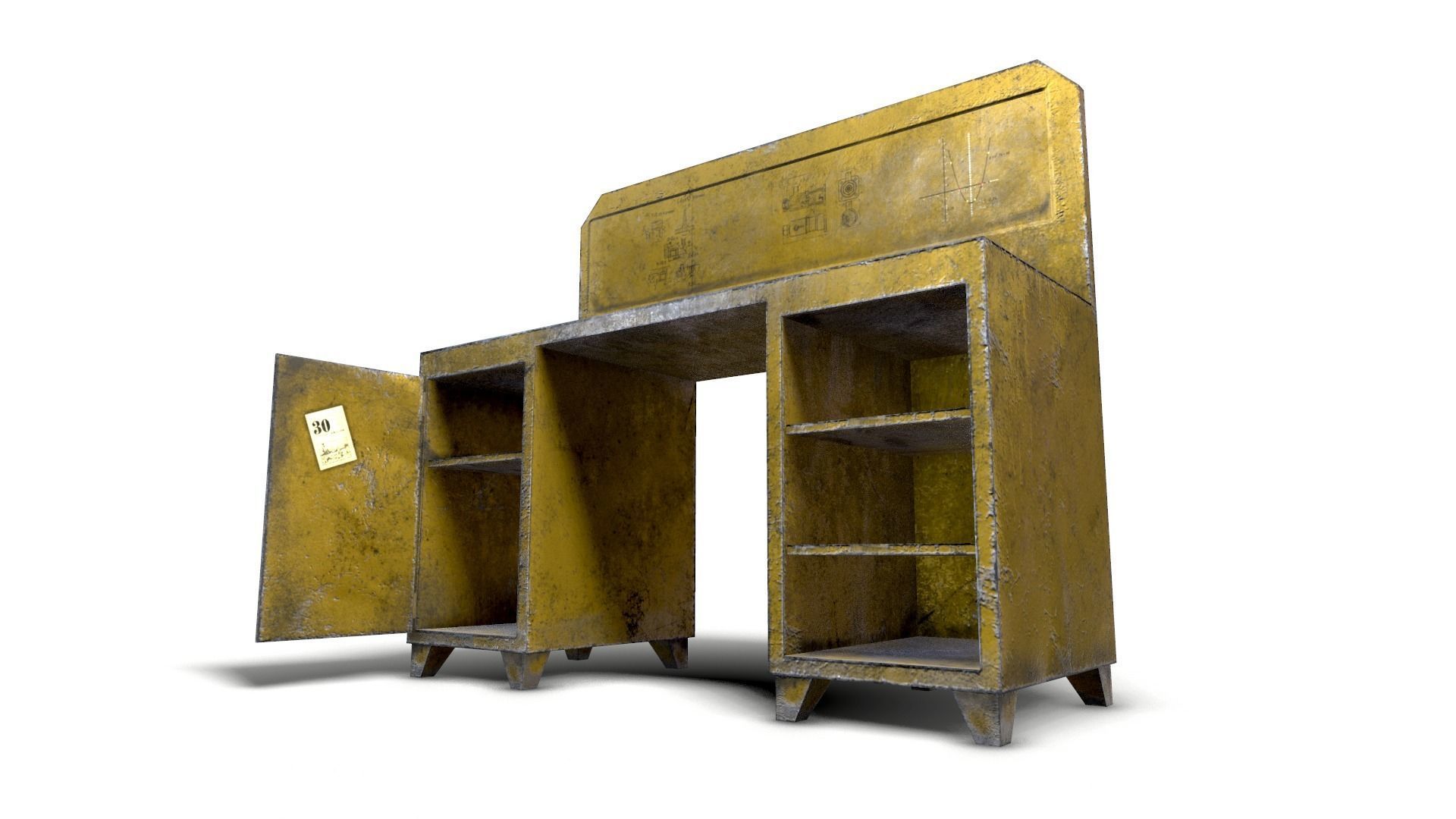 Large set of 40 3D models Low-poly 3D model_7