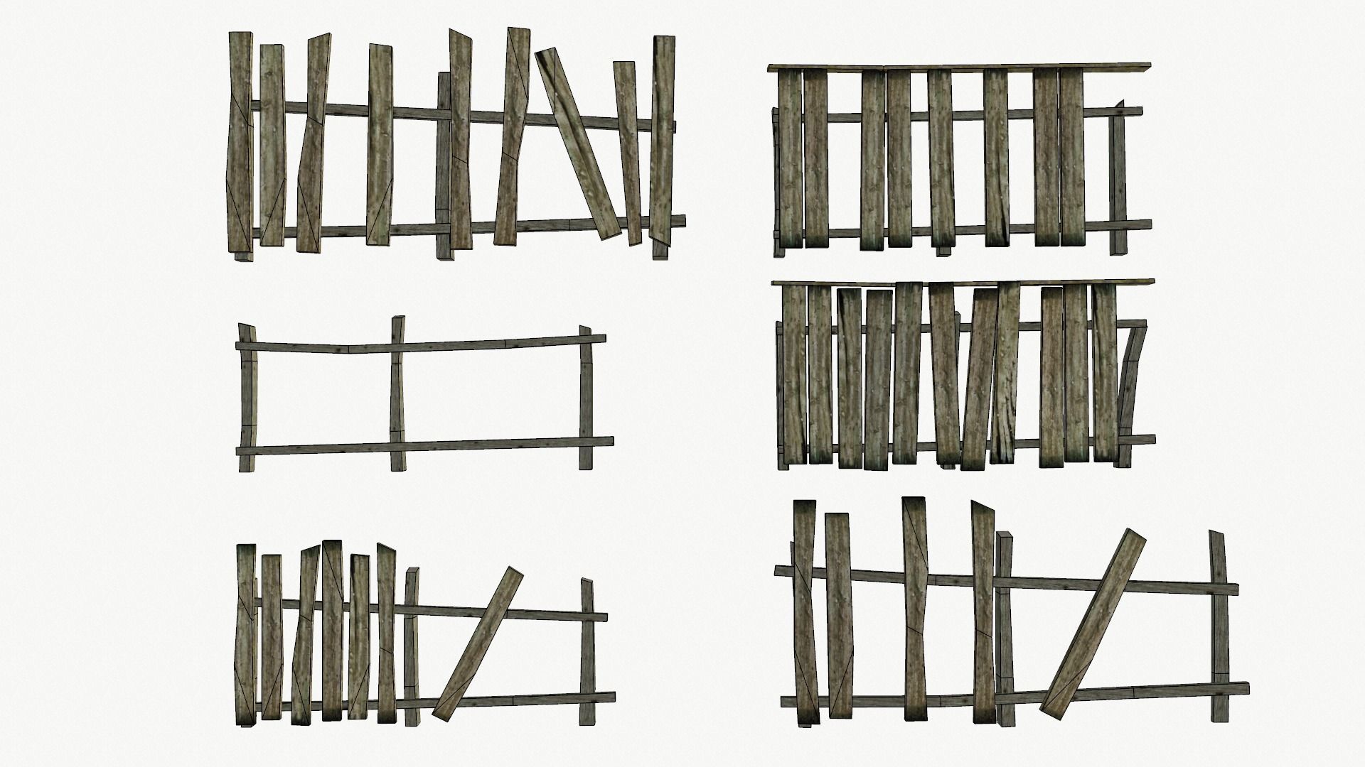 Large set of 40 3D models Low-poly 3D model_23