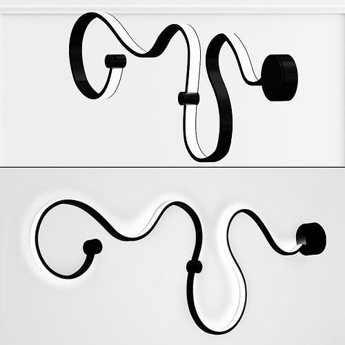 Lamparas De Techo Pared Applique Murale 3D model