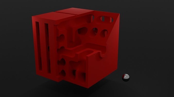 Impossible maze 3D print model