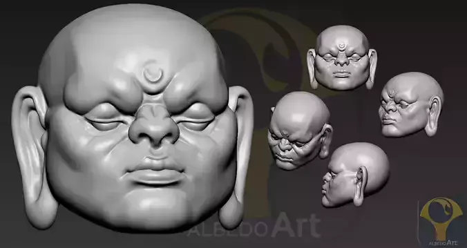  Oni Yokai Head4