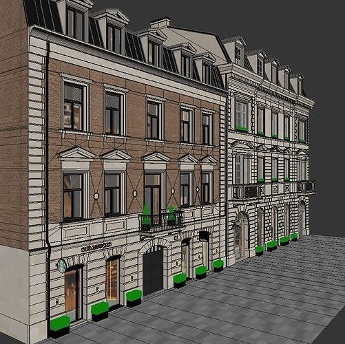 Facades Vol3 1 3D model 6