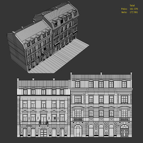 Facades Vol3 1 3D model 5
