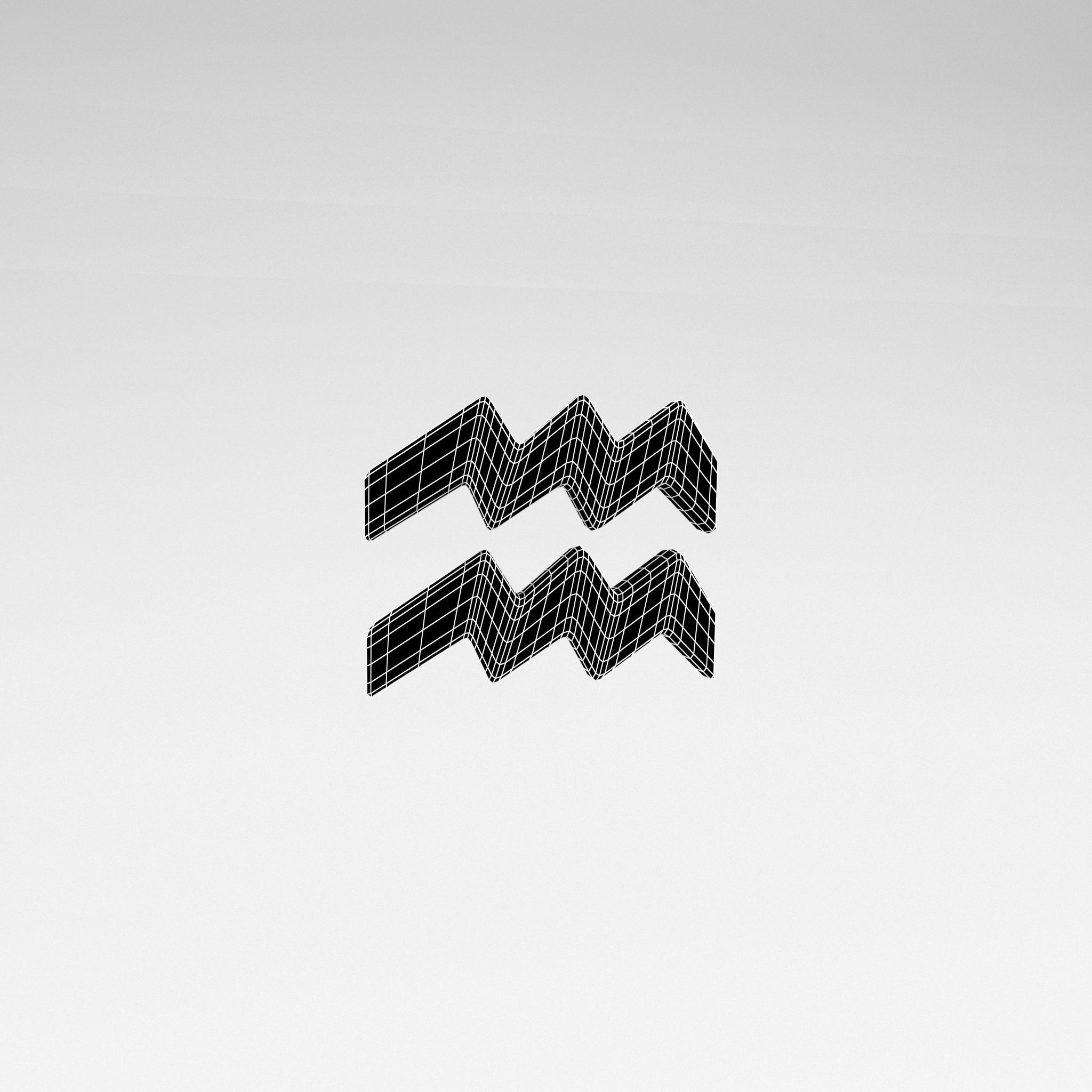 Aquarius v2 006 Low-poly 3D model_6