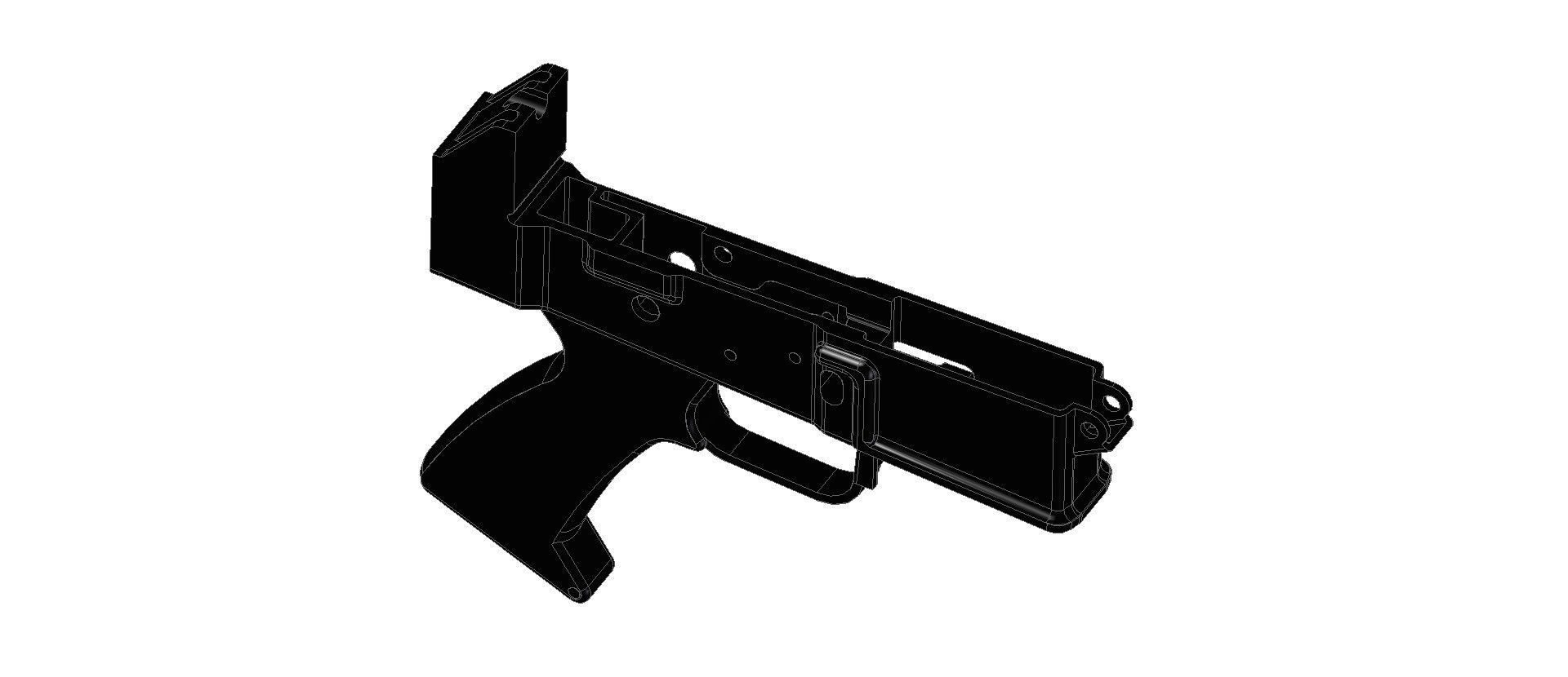 AR-180B ag rifle 3D model_14