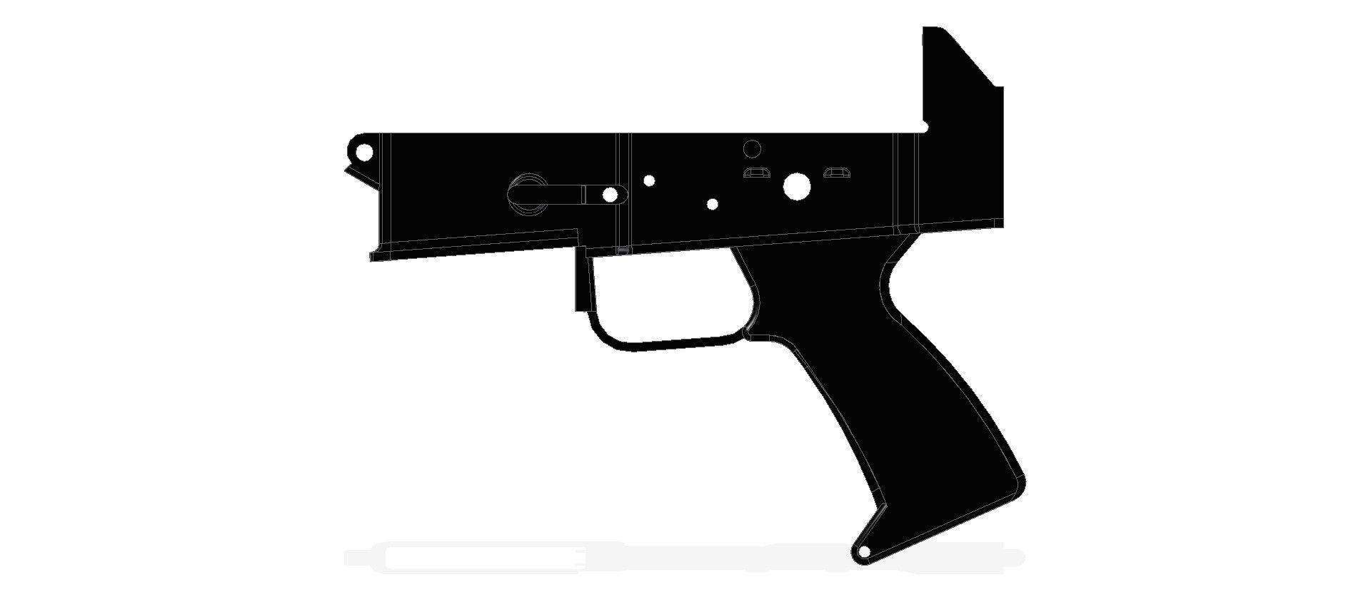 AR-180B ag rifle 3D model_11