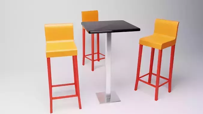 Bar Stool Table Set 