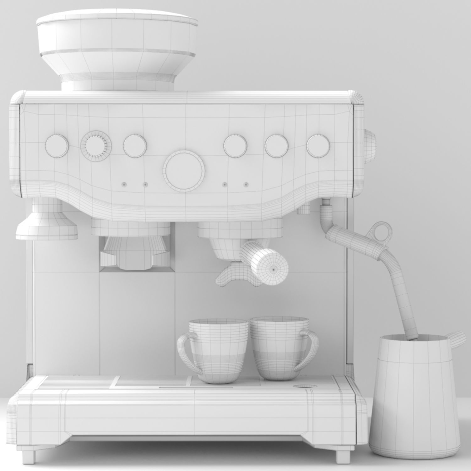 Coffee maker 3D model_1