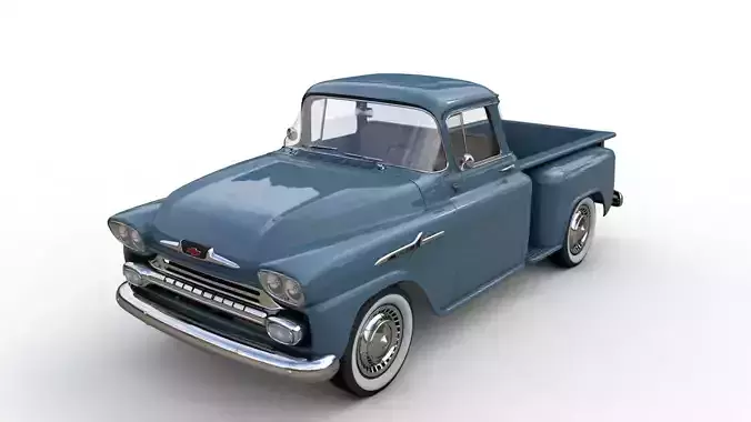 CHEVY 3100 APACHE PICKUP 1958 3D model
