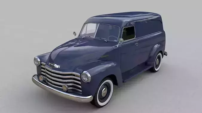 CHEVY 3100 PANEL TRUCK 1951 3D model