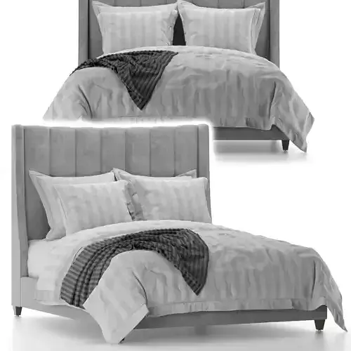 Arhaus hayworth bed 3D model