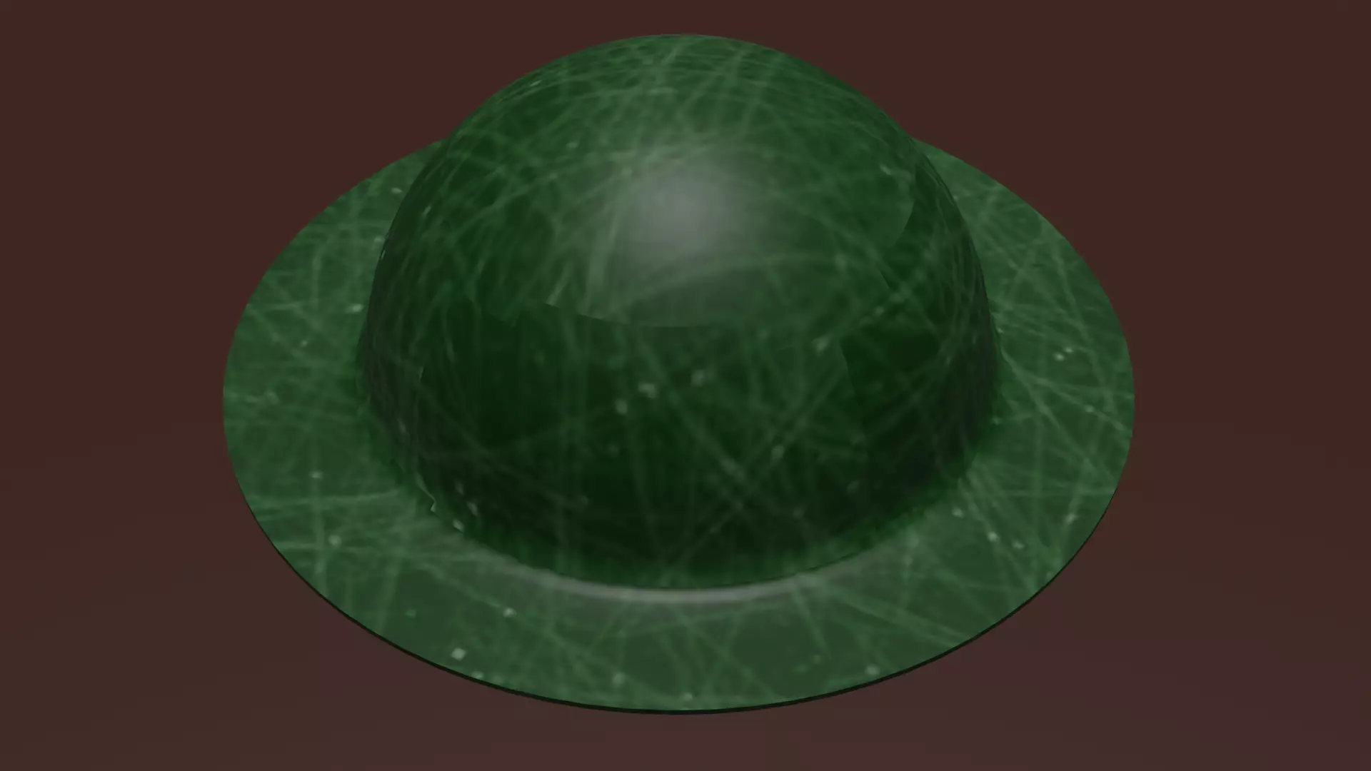 WW2 helmet Low-poly 3D model_0