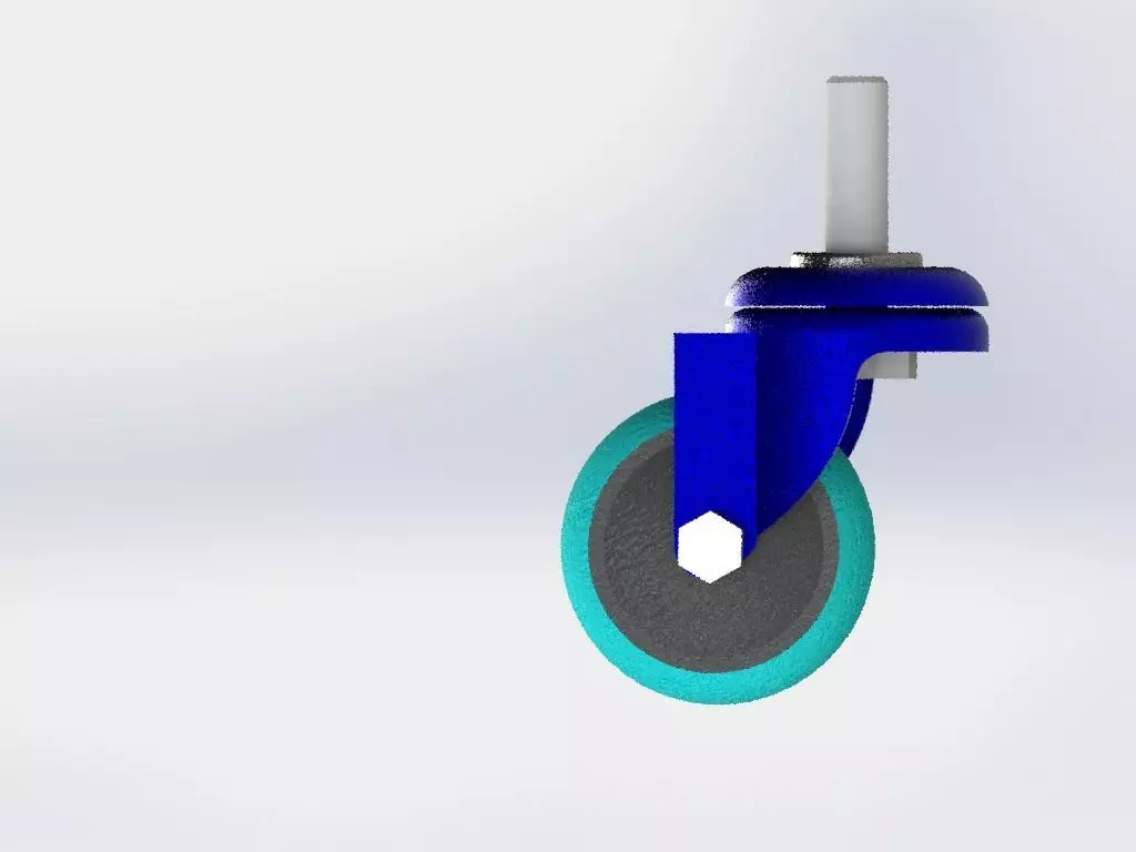 Caster Wheel Free 3D model_0