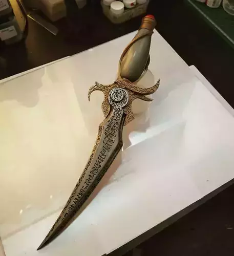 Prince of Persia Sands of Time dagger V1 AND V2 3D print model
