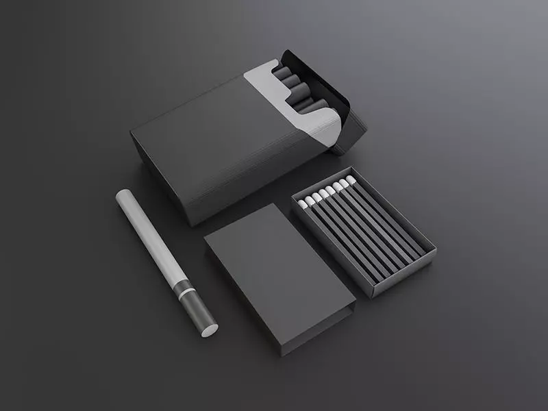 Cigarettes and matches Free 3D model