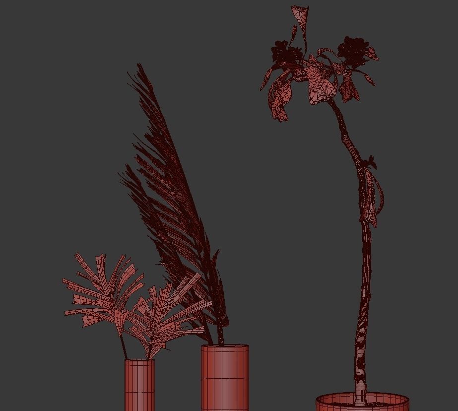 Flower Pack 76 3D model_4