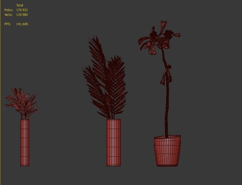 Flower Pack 76 3D model_3