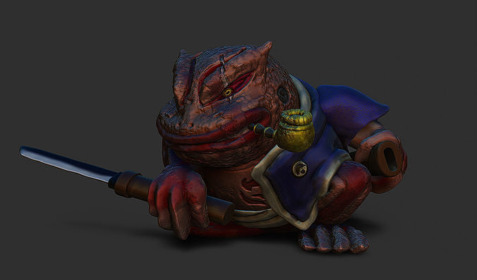 Lord Gamabunta Naruto 3D print model