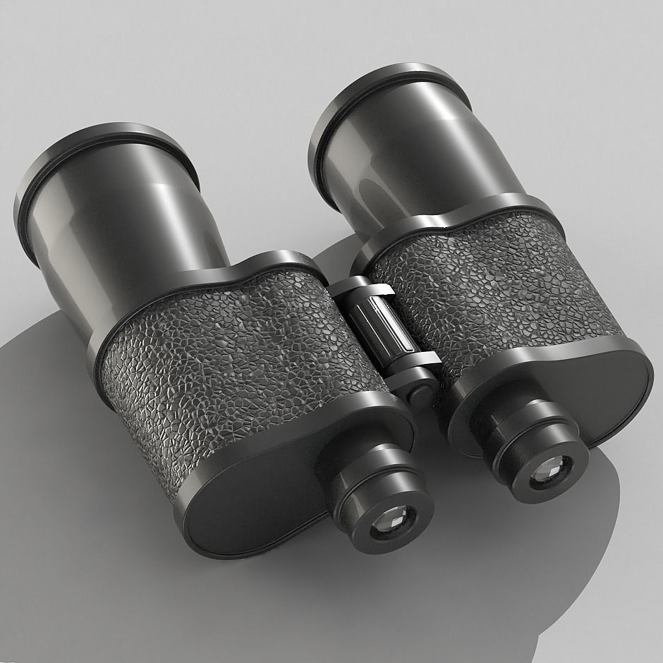 Binoculars 3D model_2
