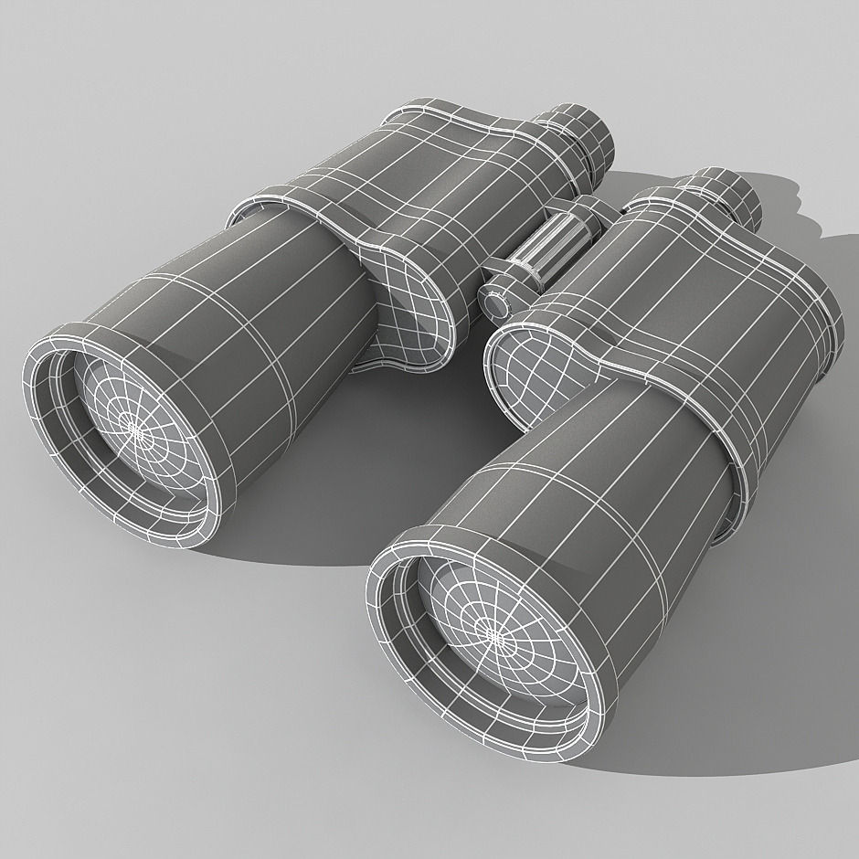 Binoculars 3D model_1