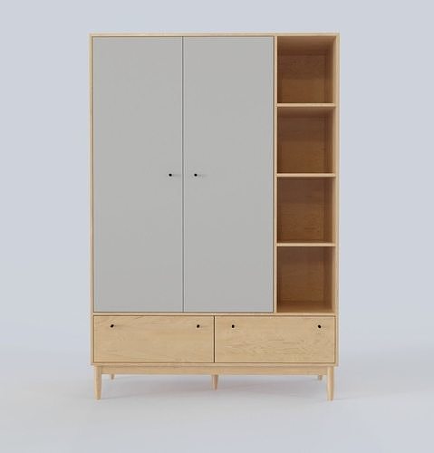 Wardrobe Vintage 3D model